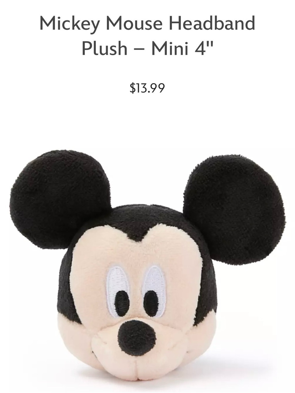 Disney Mickey Plush Headband - Mickey & Minnie - Picture 3 of 5
